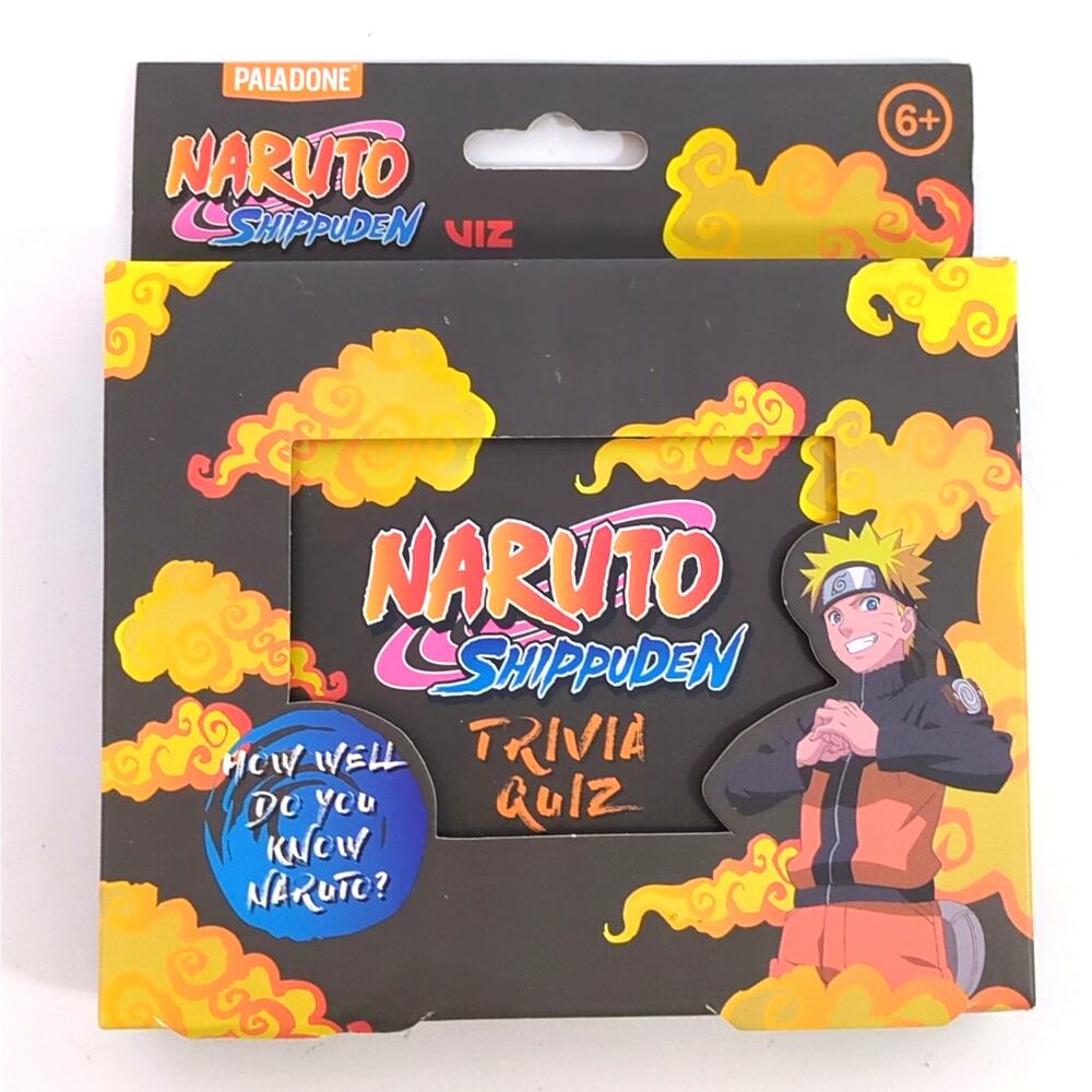 Naruto Shippuden Trivia Quiz Card Game Anime Collectible Complete Paladone